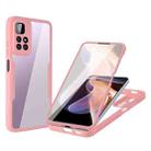 For Xiaomi Redmi Note 11 Pro / Note 11 Pro+ Acrylic + TPU 360 Degrees Full Coverage Shockproof Phone Case(Pink) - 1