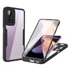 For Xiaomi Redmi Note 11 Pro / Note 11 Pro+ Acrylic + TPU 360 Degrees Full Coverage Shockproof Phone Case(Black) - 1