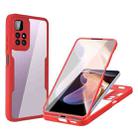 For Xiaomi Redmi Note 11 Pro / Note 11 Pro+ Acrylic + TPU 360 Degrees Full Coverage Shockproof Phone Case(Red) - 1