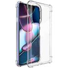 For Motorola Edge X30 imak Airbag TPU Case with Screen Protector(Transparent) - 1