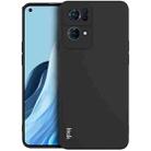 For OPPO Reno7 Pro 5G imak UC-4 Series Straight Edge TPU Soft Protective Case(Black) - 1