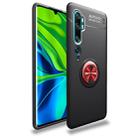 For Xiaomi Mi Note 10 / CC9 Pro Lenuo Shockproof TPU Protective Case with Invisible Holder(Black Red) - 1
