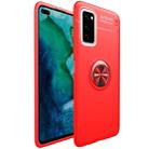 For Huawei Honor V30 Lenuo Shockproof TPU Protective Case with Invisible Holder(Red) - 1