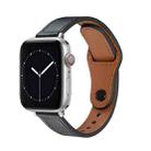 Nail Button Watch Band For Apple Watch Series 8&7 41mm / SE 2&6&SE&5&4 40mm / 3&2&1 38mm(Black) - 1