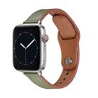 Nail Button Watch Band For Apple Watch Ultra 49mm / Series 8&7 45mm / SE 2&6&SE&5&4 44mm / 3&2&1 42mm(Army Green) - 1