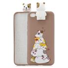 For Xiaomi Redmi GO Cartoon Shockproof TPU Protective Case with Holder(Hamsters) - 1