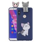 For Xiaomi Redmi Note 5 Pro Cartoon Shockproof TPU Protective Case with Holder(Cat) - 1