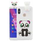 For Xiaomi Redmi Note 5 Pro Cartoon Shockproof TPU Protective Case with Holder(Panda) - 1