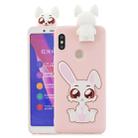 For Xiaomi Redmi Note 5 Pro Cartoon Shockproof TPU Protective Case with Holder(Rabbit) - 1