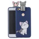 For Xiaomi Redmi Note 5A Cartoon Shockproof TPU Protective Case with Holder(Cat) - 1