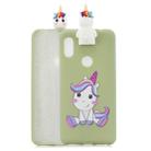 For Xiaomi Redmi Note 6 Pro Cartoon Shockproof TPU Protective Case with Holder(Unicorn) - 1