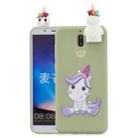 For Huawei Mate 10 Lite Cartoon Shockproof TPU Protective Case with Holder(Unicorn) - 1