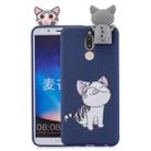 For Huawei Mate 10 Lite Cartoon Shockproof TPU Protective Case with Holder(Cat) - 1