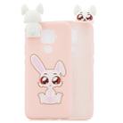 For Huawei Mate 30 Lite Cartoon Shockproof TPU Protective Case with Holder(Rabbit) - 1