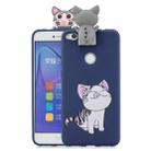 For Huawei P8 Lite(2017) Cartoon Shockproof TPU Protective Case with Holder(Cat) - 1