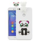 For Huawei P8 Lite(2017) Cartoon Shockproof TPU Protective Case with Holder(Panda) - 1
