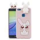 For Huawei P10 Lite Cartoon Shockproof TPU Protective Case with Holder(Rabbit) - 1