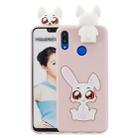 For Huawei Nova 3i Cartoon Shockproof TPU Protective Case with Holder(Rabbit) - 1