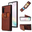 For Samsung Galaxy Note10 Soft Skin Leather Wallet Bag Phone Case(Brown) - 1