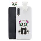 For Huawei P20 Cartoon Shockproof TPU Protective Case with Holder(Panda) - 1