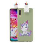 For Huawei P30 Cartoon Shockproof TPU Protective Case with Holder(Unicorn) - 1