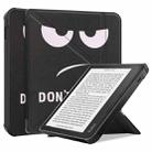 For KOBO Libra2 2021 TPU Multi-folding Leather Tablet Case(Big Eye ME) - 1