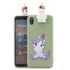 For Huawei Enjoy 8s Cartoon Shockproof TPU Protective Case with Holder(Unicorn) - 1