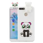 For Huawei Honor 7A Cartoon Shockproof TPU Protective Case with Holder(Panda) - 1