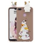 For Huawei Honor 9 Lite Cartoon Shockproof TPU Protective Case with Holder(Hamsters) - 1