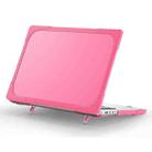 TPU + PC Two Color Laptop Protective Case For MacBook Pro 14.2 inch A2442 2021(Rose Red) - 1