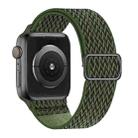 W Texture Nylon Strap For Apple Watch Series 8&7 41mm / SE 2&6&SE&5&4 40mm / 3&2&1 38mm(ArmyGreen) - 1