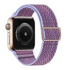 W Texture Nylon Strap For Apple Watch Series 8&7 41mm / SE 2&6&SE&5&4 40mm / 3&2&1 38mm(Purple) - 1