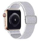 W Texture Nylon Strap For Apple Watch Ultra 49mm / Series 8&7 45mm / SE 2&6&SE&5&4 44mm / 3&2&1 42mm(Seashell) - 1