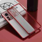 For Xiaomi 12 Electroplated Frosted Phone Case(Red) - 1