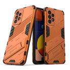 For Samsung Galaxy A33 5G Punk Armor 2 in 1 PC + TPU Shockproof Phone Case with Invisible Holder(Orange) - 1