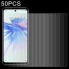 50 PCS 0.26mm 9H 2.5D Tempered Glass Film For ZTE Libero 5G II - 1