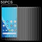 50 PCS 0.26mm 9H 2.5D Tempered Glass Film For Wiko Sunny 5 Lite - 1
