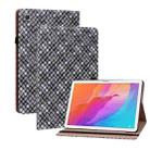 For Huawei MatePad T 10s / Enjoy Tablet 2 Color Weave Leather Tablet Case with Holder(Black) - 1