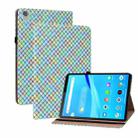 For Lenovo Tab M8 HD TB-8505F 8.0 Color Weave Leather Tablet Case with Holder(Rainbow) - 1