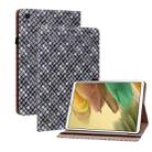 For Samsung Galaxy Tab A7 Lite T220 8.4 Color Weave Leather Tablet Case with Holder(Black) - 1