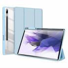 For Samsung Galaxy Tab S8 Plus/S7 Plus/S7 FE DUX DUCIS TOBY Series Horizontal Flip Tablet Case(Blue) - 1
