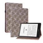 For Amazon Kindle Paperwhite 5 Color Weave Smart Leather Tablet Case(Brown) - 1