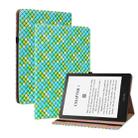 For Amazon Kindle Paperwhite 5 Color Weave Smart Leather Tablet Case(Green) - 1