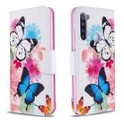 For Xiaomi Redmi 8T Colored Drawing Pattern Horizontal Flip Leather Case with Holder & Card Slots & Wallet(Butterfly) - 1