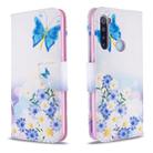 For Xiaomi Redmi 8T Colored Drawing Pattern Horizontal Flip Leather Case with Holder & Card Slots & Wallet(Pansy) - 1