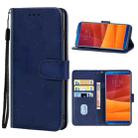 Leather Phone Case For Lenovo K5(Blue) - 1