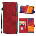 Leather Phone Case For Lenovo K5(Red) - 1