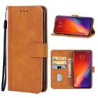 Leather Phone Case For Lenovo Z6(Brown) - 1