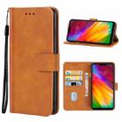Leather Phone Case For LG G7 Fit(Brown) - 1