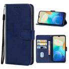 Leather Phone Case For vivo Y76 5G(Blue) - 1